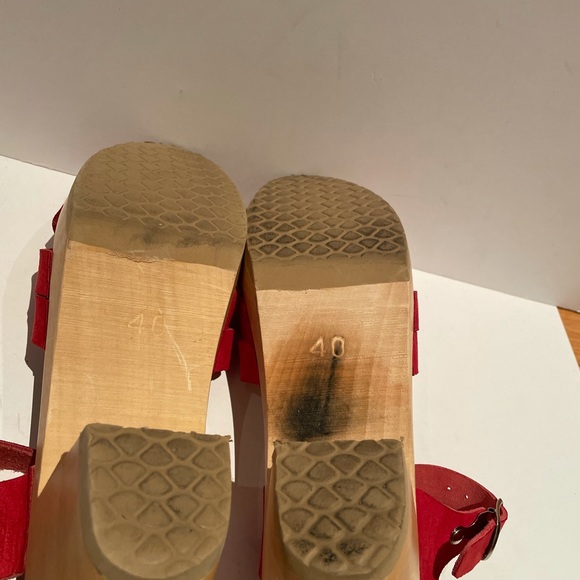 Maguba Swedish Wood Sandals Size 40 - Picture 6 of 7